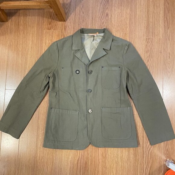 Vintage Due G Collared Coated Canvas Jacket - Picture 5 of 15